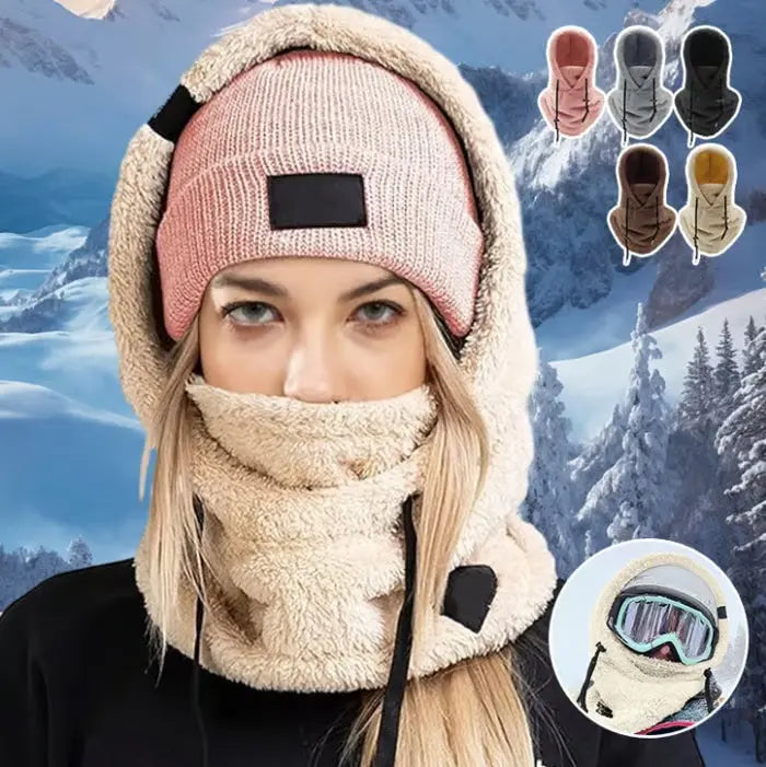 Frendorf |  Winddichte Sherpa-Kapuzen-Skimaske für ultimativen Kälteschutz