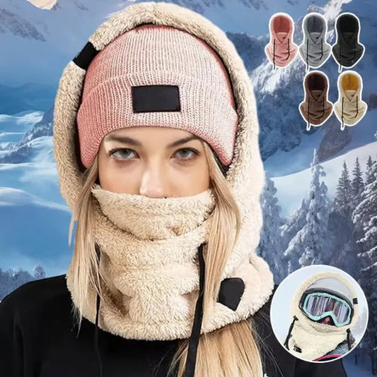 Frendorf |  Winddichte Sherpa-Kapuzen-Skimaske für ultimativen Kälteschutz