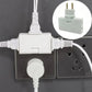 Frendorf | 180° Drehbares Kompakt 3-Wege-Steckdosenadapter