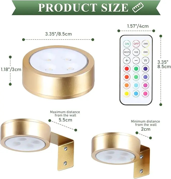 Frendorf | 2000mAh Wiederaufladbare Magnetische Bilderleuchte