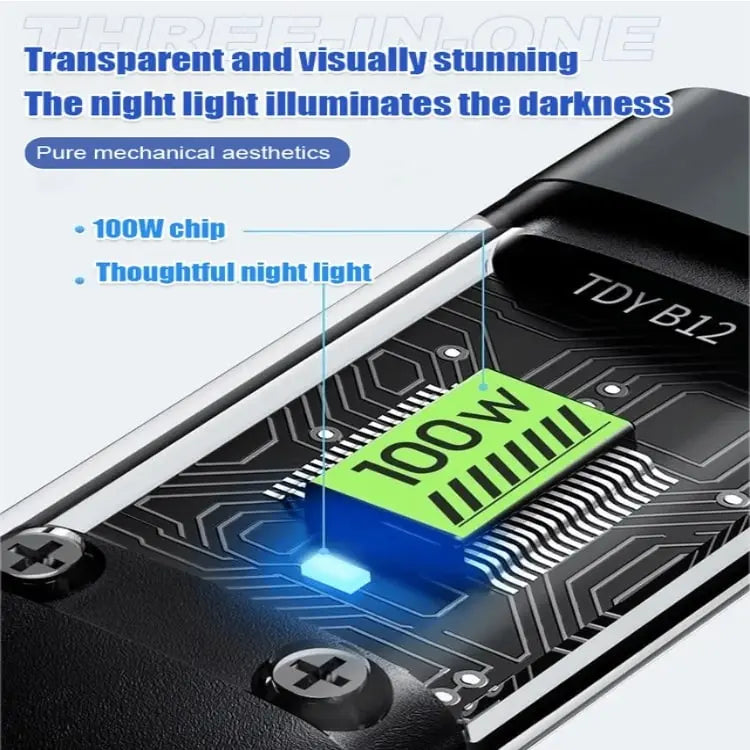 Frendorf | 3-in-1 Schnellladekabel mit LED-Anzeige