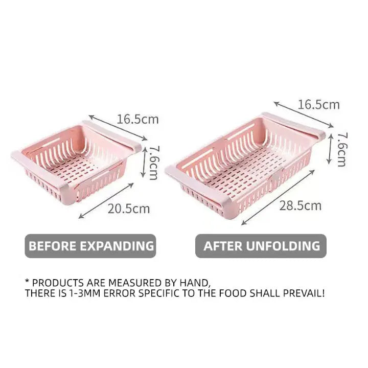 Frendorf | Ausziehbare & Erweiterbare Kühlschrank-Schublade