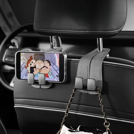 Frendorf | Auto-Kopfstützenhaken – Doppelhaken für Taschen und Zubehör