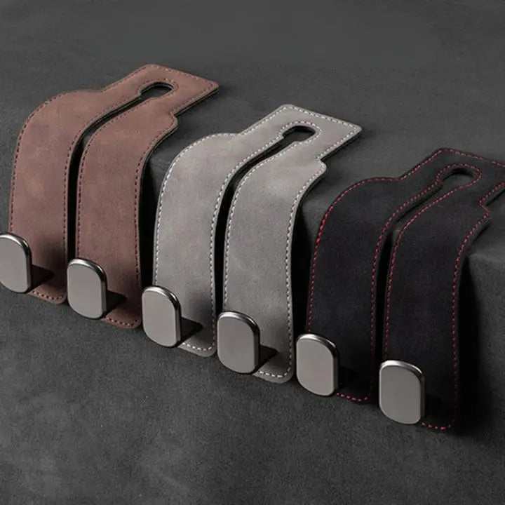 Frendorf | Auto-Kopfstützenhaken – Doppelhaken für Taschen und Zubehör