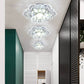 Frendorf | GlowPetal LED Kristall Deckenleuchte | Blumenförmig | Modernes Design | Energiesparend | Dekorative Beleuchtung