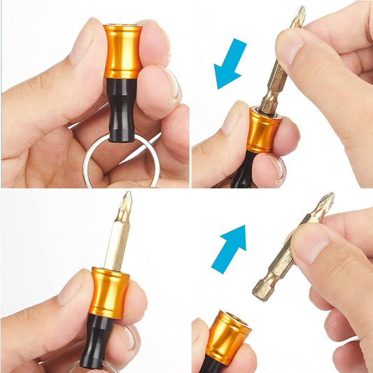 Frendorf | 1/4" Sechskant-Bit-Halter Karabiner