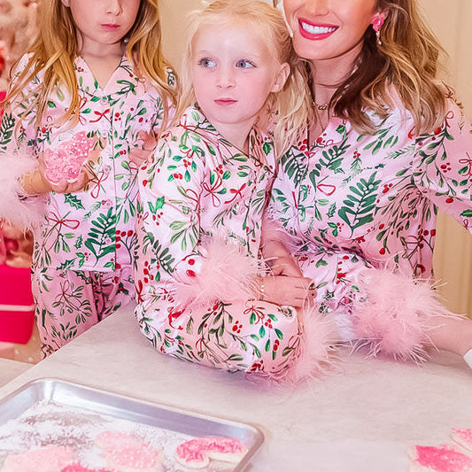 Frendorf | Bedrucktes Pyjama Eltern-Kind-Set