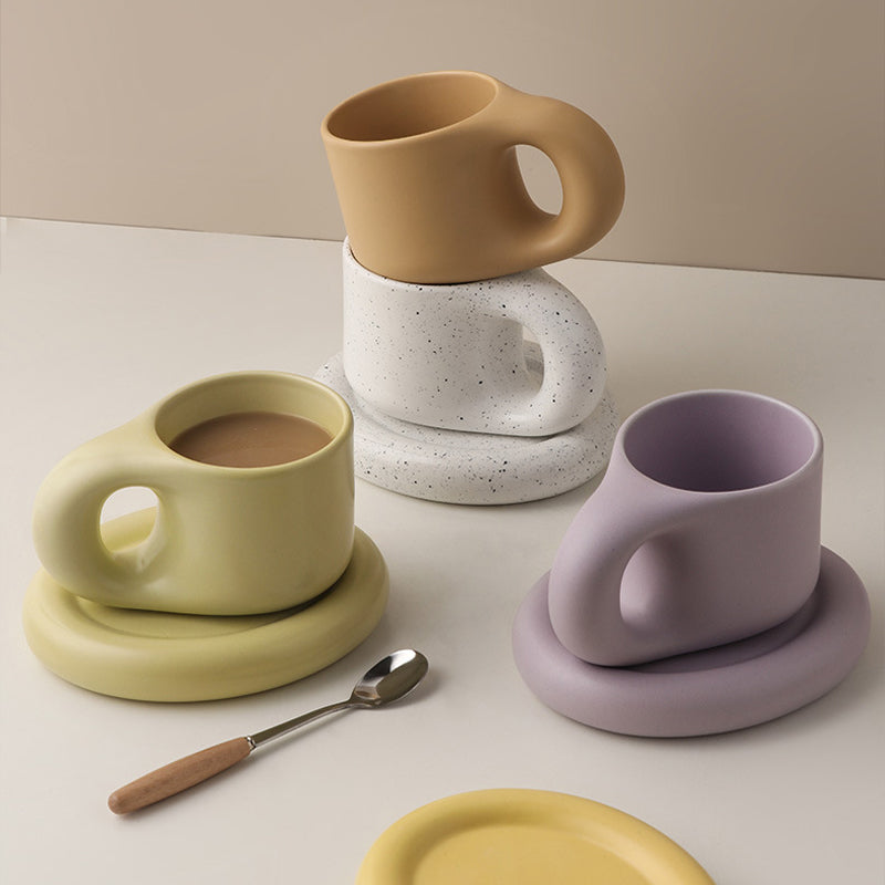 Nordic Minimalist Süße Dicke Tasse