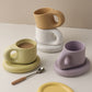 Nordic Minimalist Süße Dicke Tasse