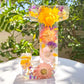 Frendorf | Nachtlicht aus Kunstharz mit Blumenmuster