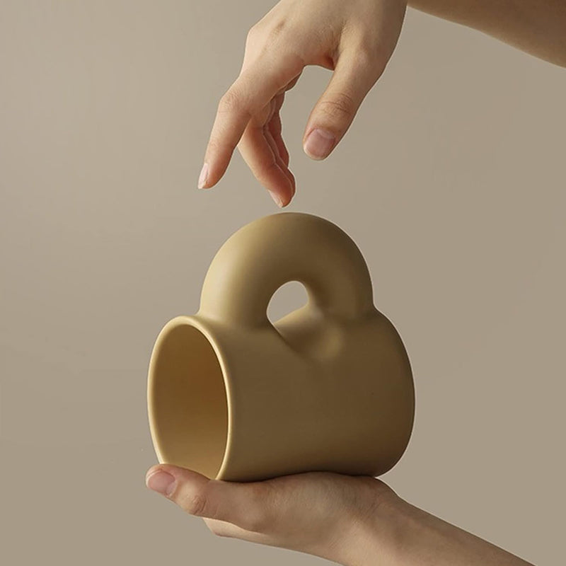 Nordic Minimalist Süße Dicke Tasse