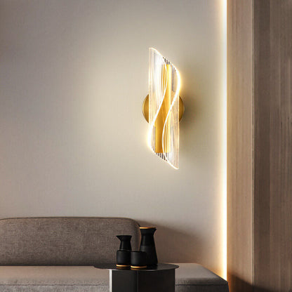 Moderne Acryl Locken LED Wandlampe