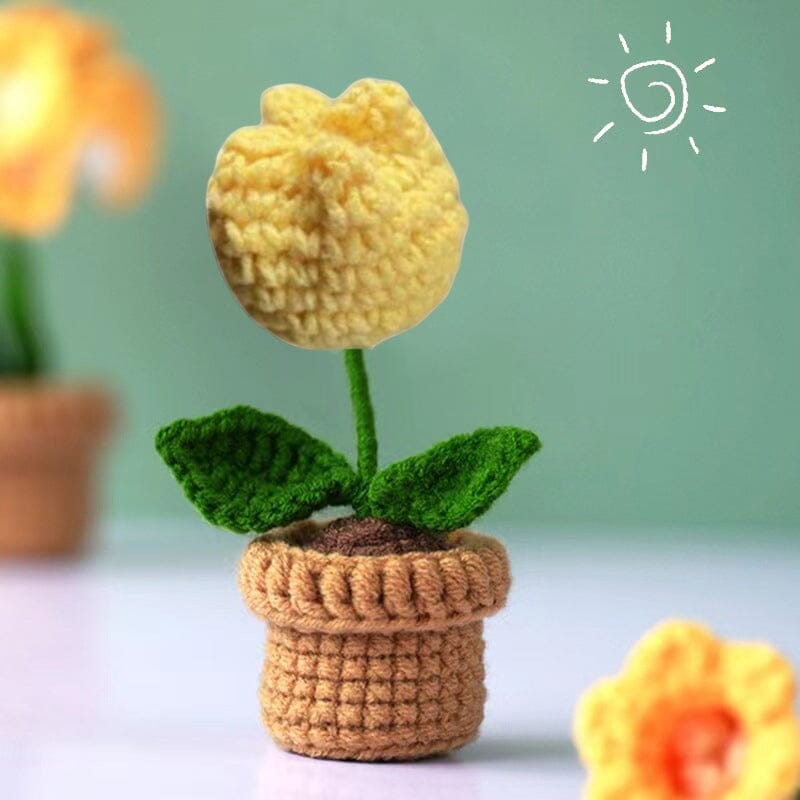 Frendorf | Handgemachte gestrickte Blumen