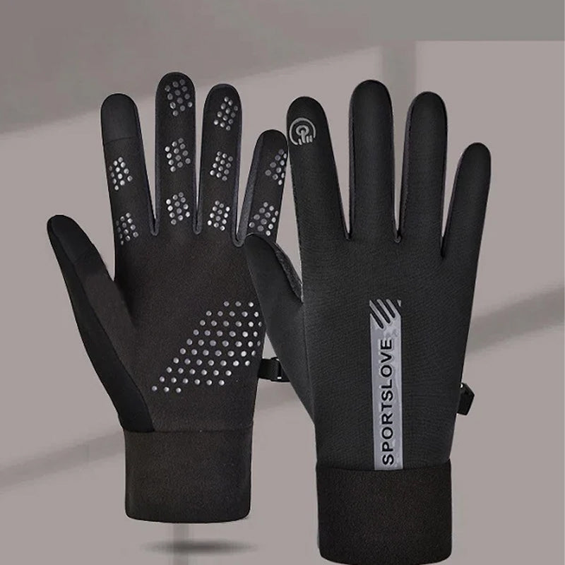 Wasserdichter, rutschfester und kältebeständiger Finger-Touchscreen-Handschuh