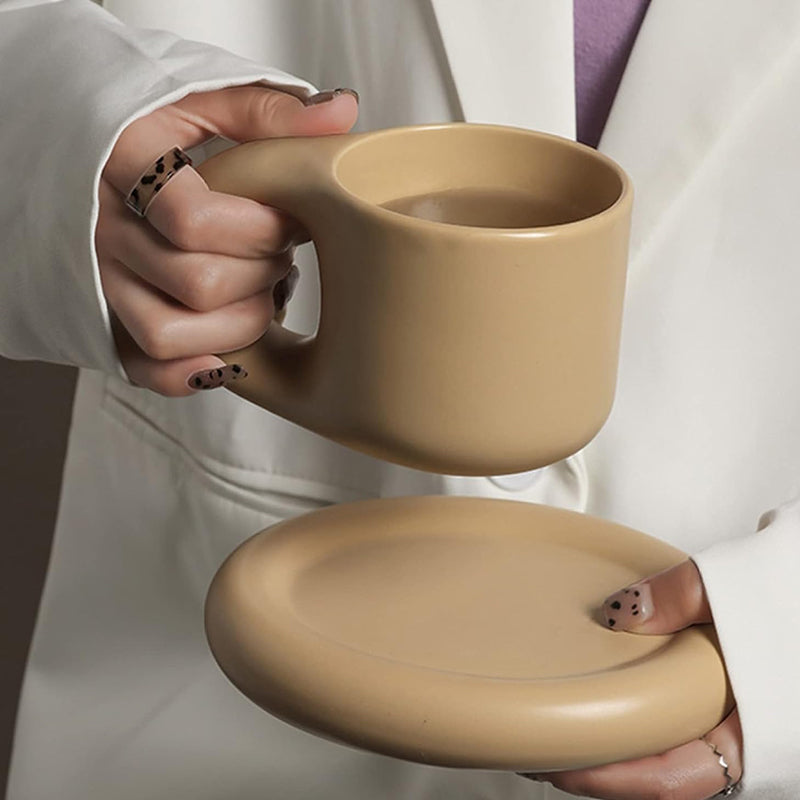 Nordic Minimalist Süße Dicke Tasse