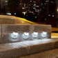 Frendorf | SolarCrest LED Wandleuchte | Halbkreis-Design | Solarbetrieben | Wasserdicht | Zaun- und Außenbeleuchtung
