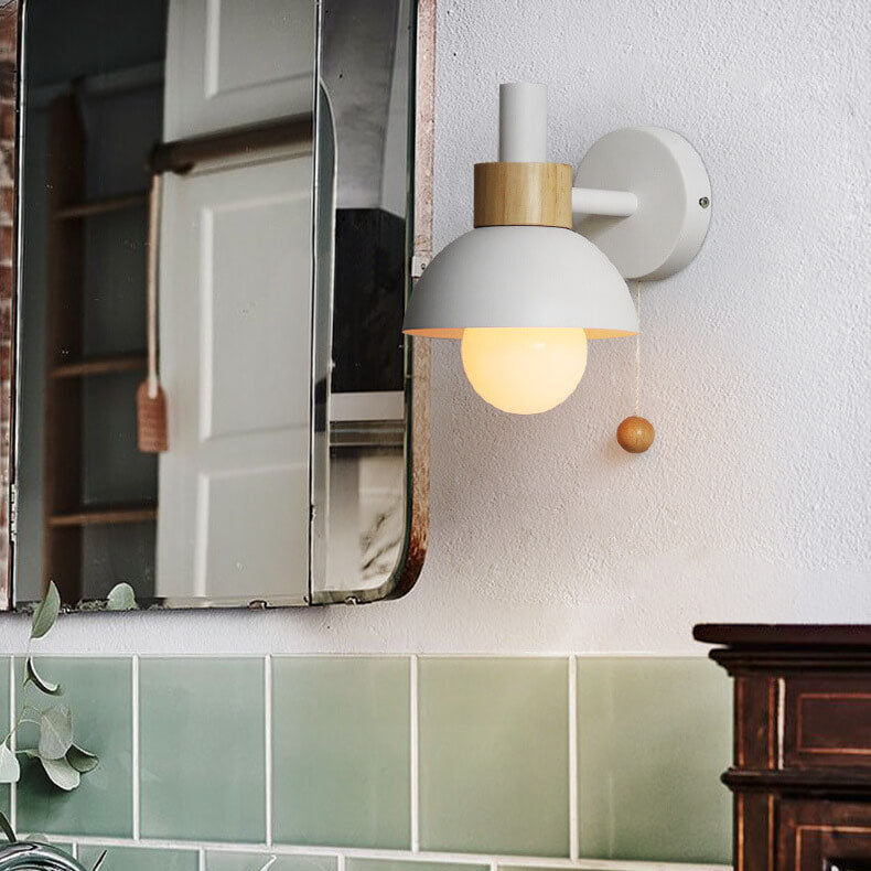 Frendorf | MacaroonGlow Nordic Wandlampe | Farbiges Kugeldesign | Einflammige LED-Wandleuchte für Wohnräume