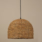 Frendorf | RattanDome Retro Pendelleuchte | Handgewebtes Rattan-Design | 1-Licht | Natürliche Wohnbeleuchtung