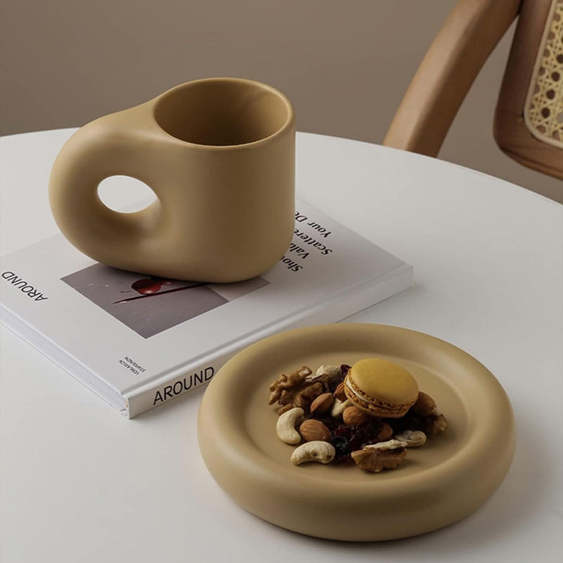 Nordic Minimalist Süße Dicke Tasse