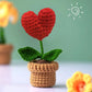 Frendorf | Handgemachte gestrickte Blumen