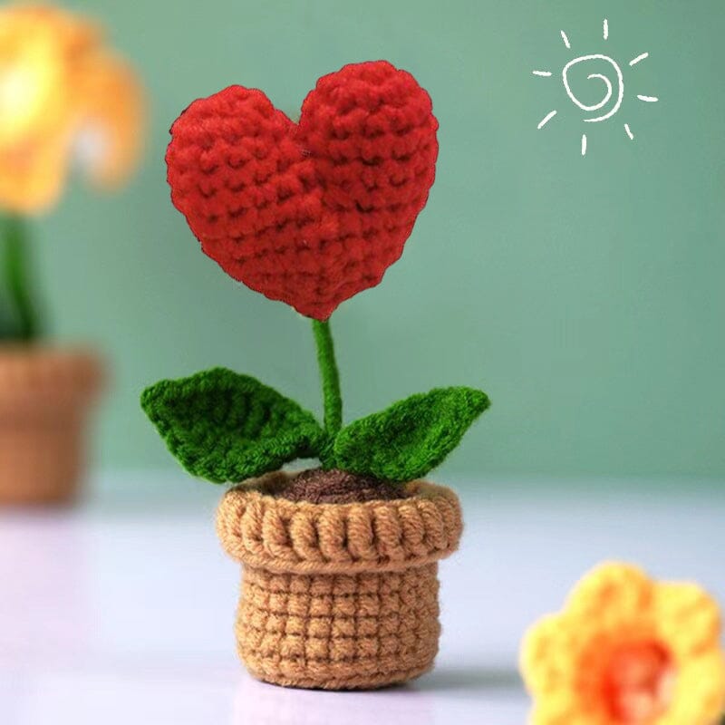 Frendorf | Handgemachte gestrickte Blumen