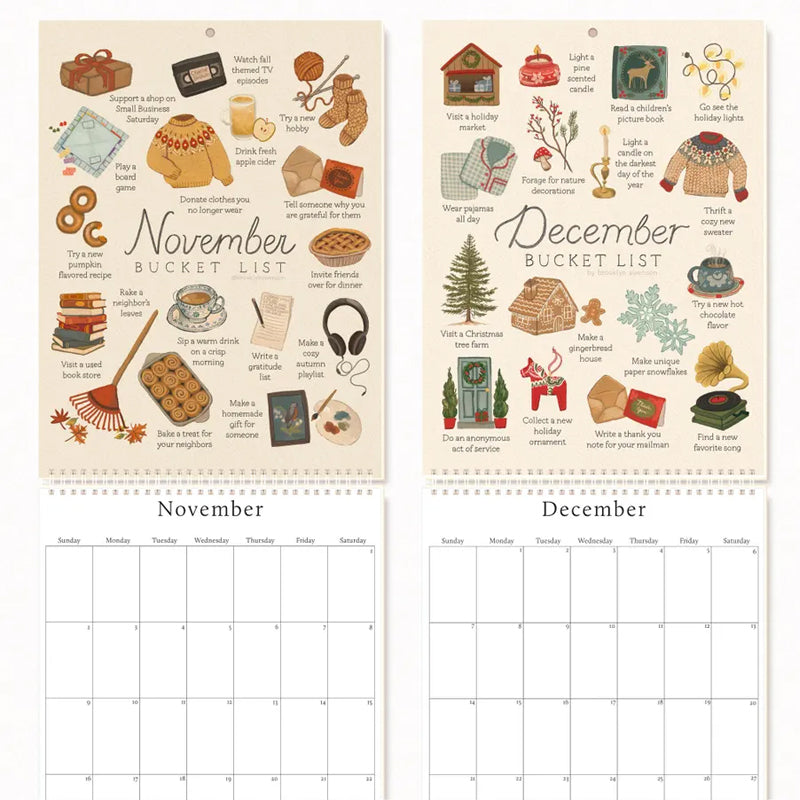 Frendorf | 2025 Bucket List Kalender