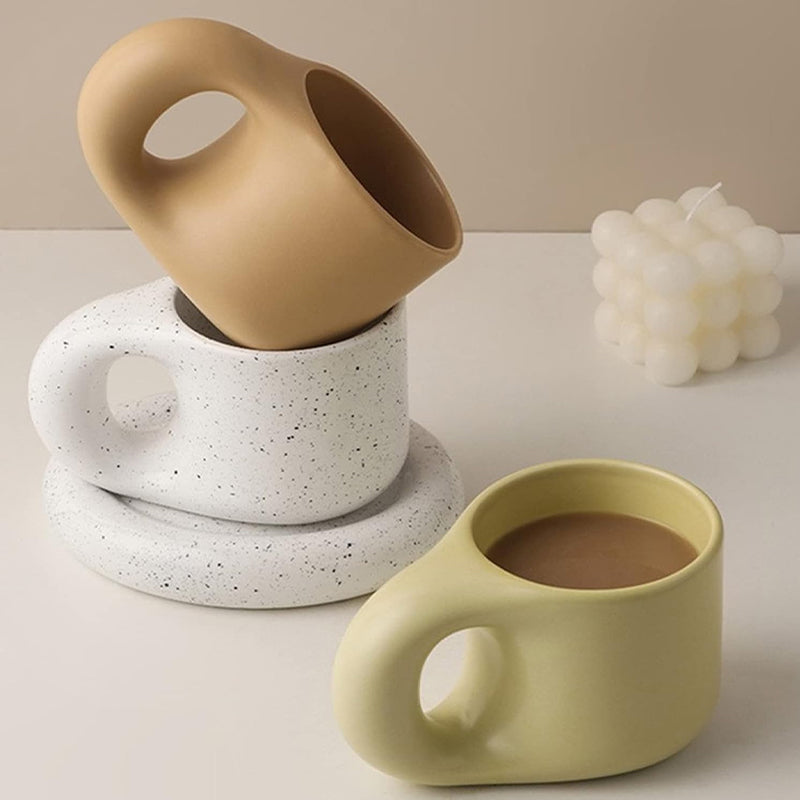Nordic Minimalist Süße Dicke Tasse
