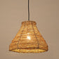 Frendorf | RattanDome Retro Pendelleuchte | Handgewebtes Rattan-Design | 1-Licht | Natürliche Wohnbeleuchtung