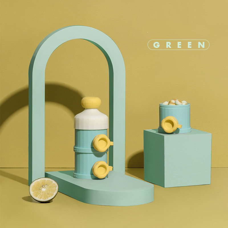 Frendorf | Babypulver-Spender – Tragbarer Milchpulverbehälter & Snackbox für unterwegs