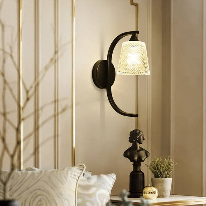 Frendorf | Avioria Wandlampe mit Glasschirm & Deko-Vogel | Modernes Design | Stimmungsvolles Licht für Zuhause