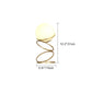 Frendorf | SpiraLume Kreative Tischlampe | Glas-Kugeldesign | Spiralfuß | Moderne Beleuchtung für Zuhause