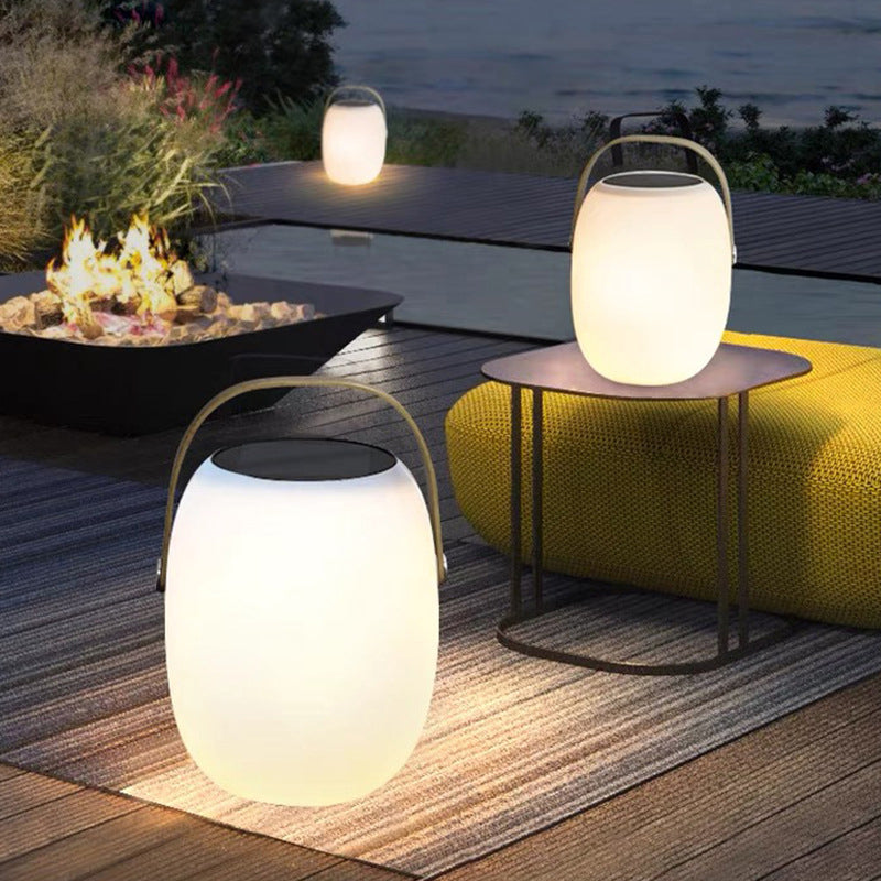 Frendorf | SunBasket Tragbare Solar LED Laterne | Wasserdichte Outdoor-Deko | Solarlicht für Garten & Terrasse