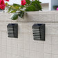 Frendorf | SolarVista LED Wandleuchte | Trapezdesign | Wasserdicht | Solar Außenbeleuchtung | Energieeffizient