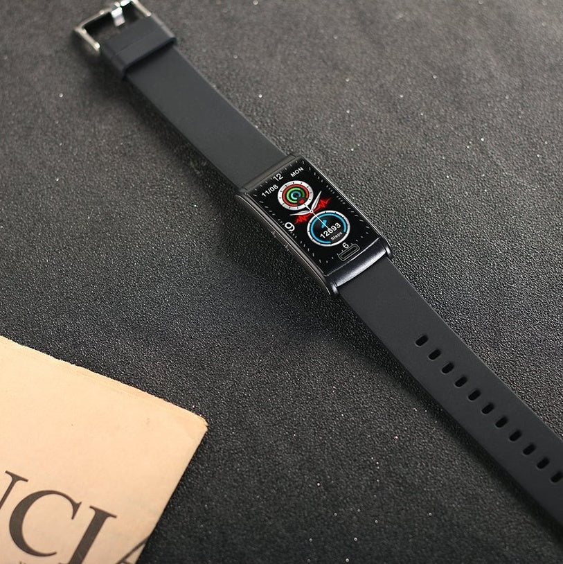 Frendorf | Smart Armband 3-Kanal-EKG Blutdruck Blutsauerstoff Blutzucker Schlaferkennung