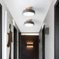 Frendorf | ScandiLight LED Deckenleuchte Rund | Nordic Design | Semi-Flush Mount | Energiesparende Zimmerleuchte