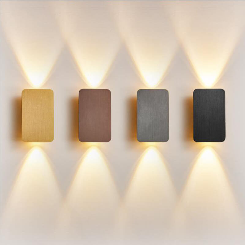 Frendorf | ZenLuxe Nordic Design LED Wandleuchte | Modernes Aluminium | Flaches Panel | Energiesparend | Dekolampe für Wohnzimmer &amp; Büro