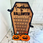 Frendorf | Holz Adventskalender Countdown zu Halloween/Weihnachten