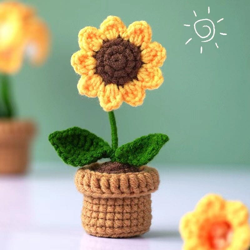 Frendorf | Handgemachte gestrickte Blumen