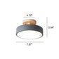 Frendorf | ScandiLight LED Deckenleuchte Rund | Nordic Design | Semi-Flush Mount | Energiesparende Zimmerleuchte