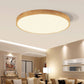 Frendorf | WoodGlow Runde LED Deckenleuchte | Ultra-Dünn | Massivholz | Skandinavisches Design für Wohnräume