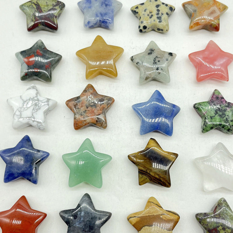 Frendorf | 24 Stück Valentinstagskarten mit sternförmigen Kristallen