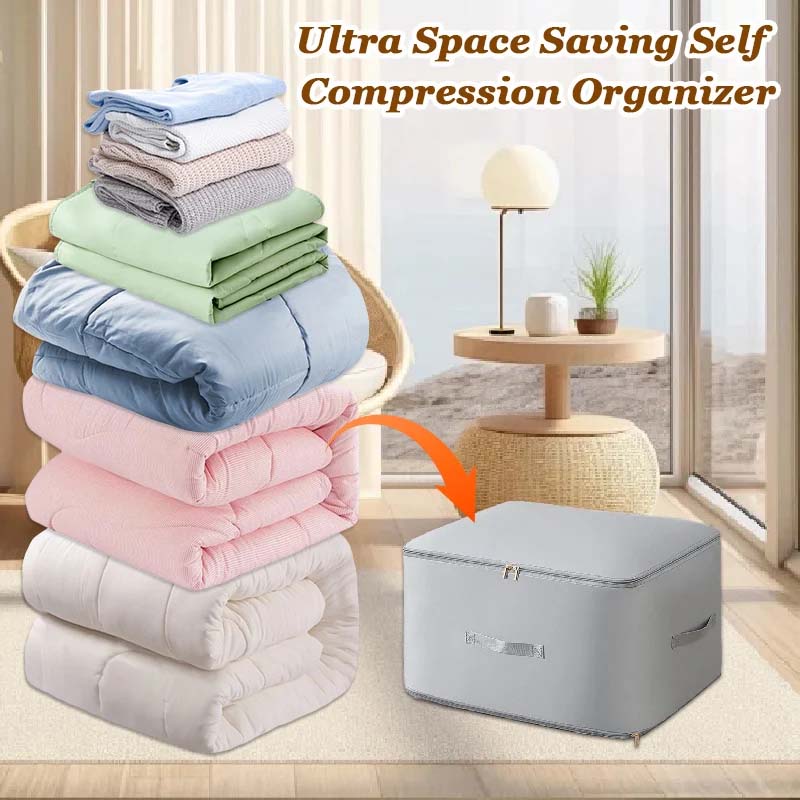 Ultra Platzsparender Selbstkompressionsorganizer