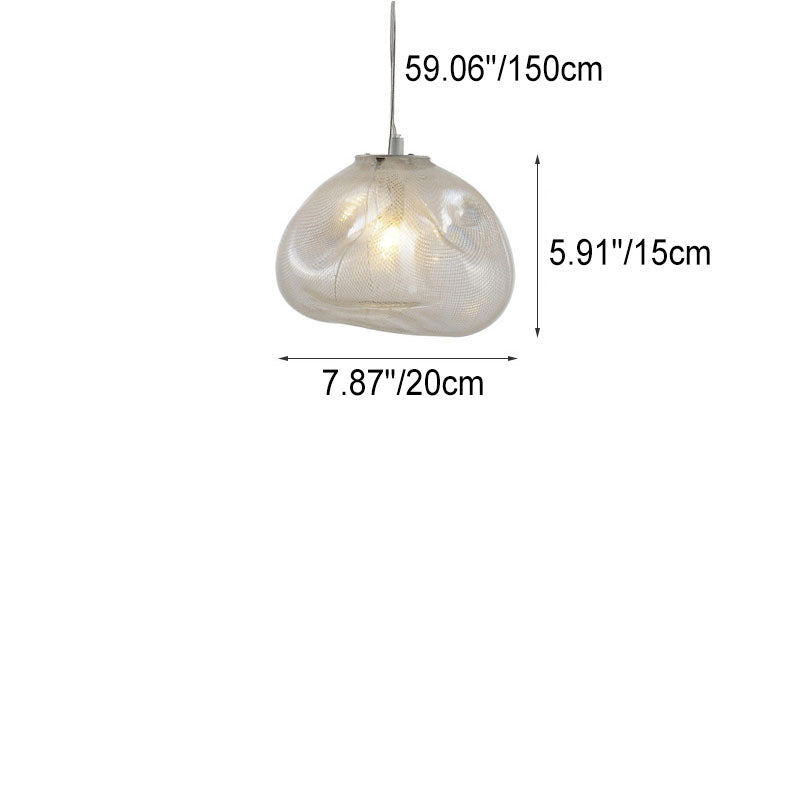 Frendorf | CloudNova Glas Pendelleuchte | Modernes Design | Einzigartiger Wolken-Look | Stimmungsvolle Beleuchtung