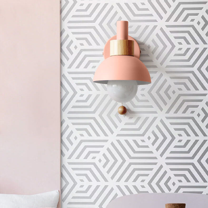 Frendorf | MacaroonGlow Nordic Wandlampe | Farbiges Kugeldesign | Einflammige LED-Wandleuchte für Wohnräume