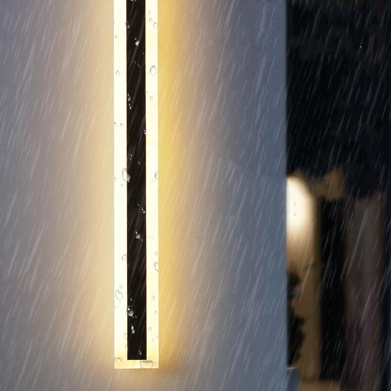 Frendorf | LumiBar Minimalist LED Außenwandleuchte | Wasserdicht | Langlebig | Moderne Lichttechnik | Outdoor Dekolampe für Garten und Terrasse