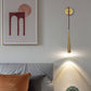 Frendorf | LustraLine Wandleuchte | Minimalistisches Luxusdesign | Goldene Lichtleiste | 1-Licht LED Wandlampe für modernes Ambiente