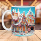 Frendorf | 3D Weihnachts-Gingerman Keramik Kaffeetasse