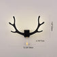 Frendorf | LumiAntler LED Wandleuchte | Nordisches Geweihdesign | Modernes Acryl | Warmes & Kaltes Licht | Kreative Wandlampe
