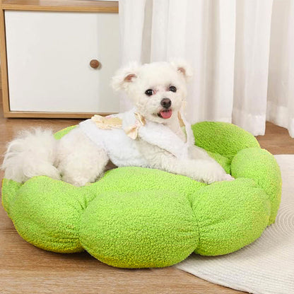 Blumen Wärme Voller Unterstützung Waschbarer Dekoration Hund & Katze Bett