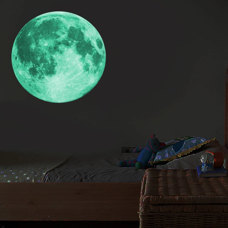 Leuchtender Mond Wandaufkleber